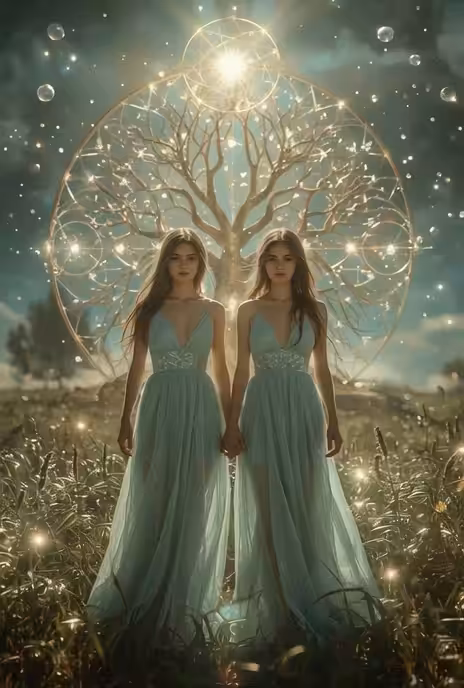 Echoes of Lyra — The Ethereal Twins: Sacred Dance of Light