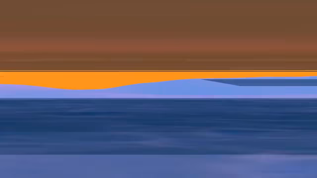 Mer Orange Blue, 2019