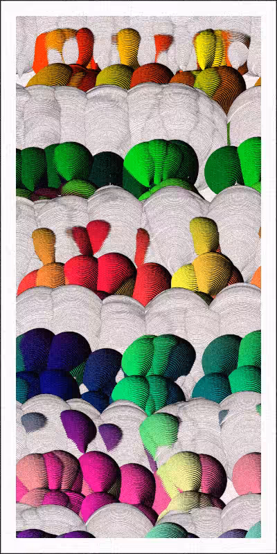 Balloon Field on Clouds #19