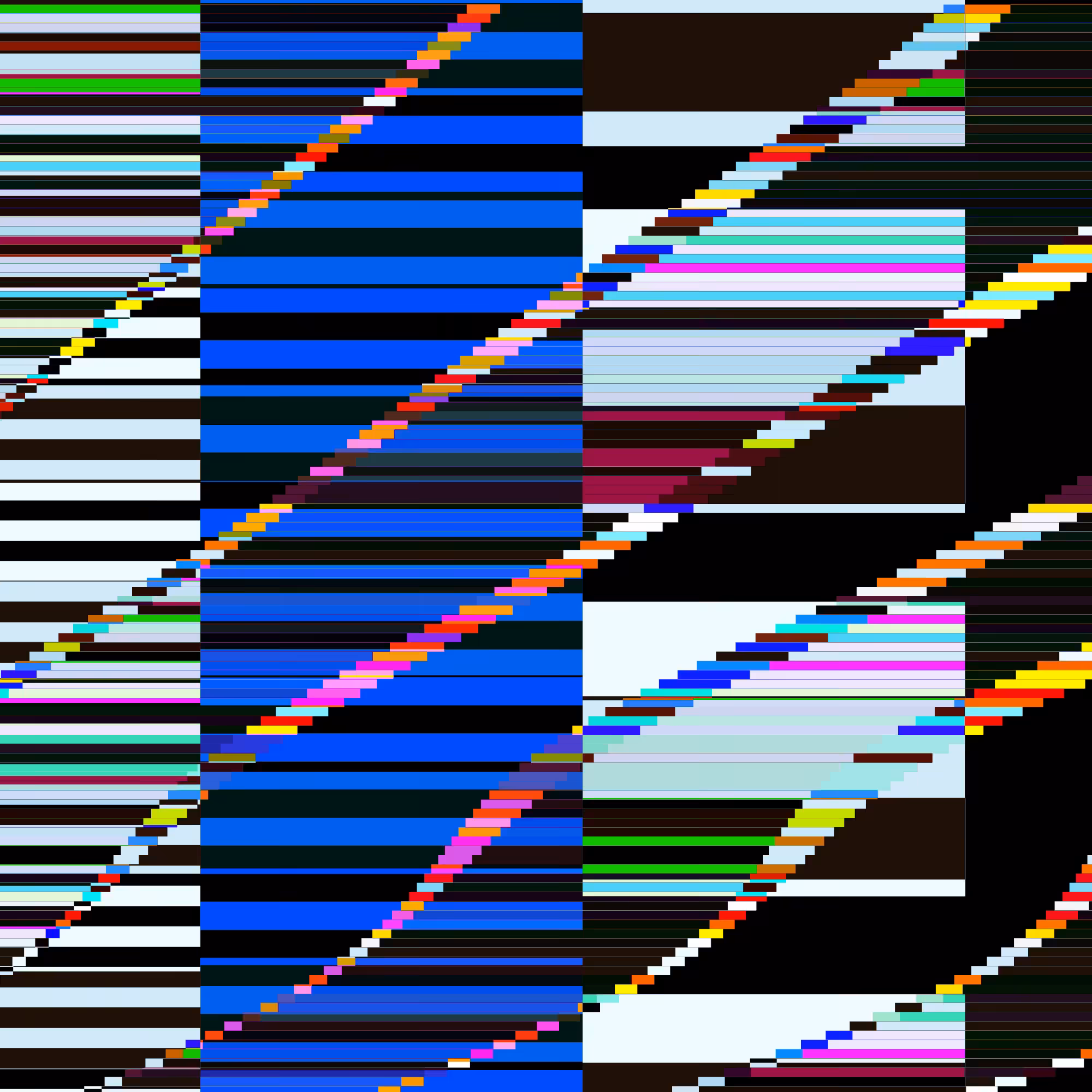 Glitchometry Stripes #15