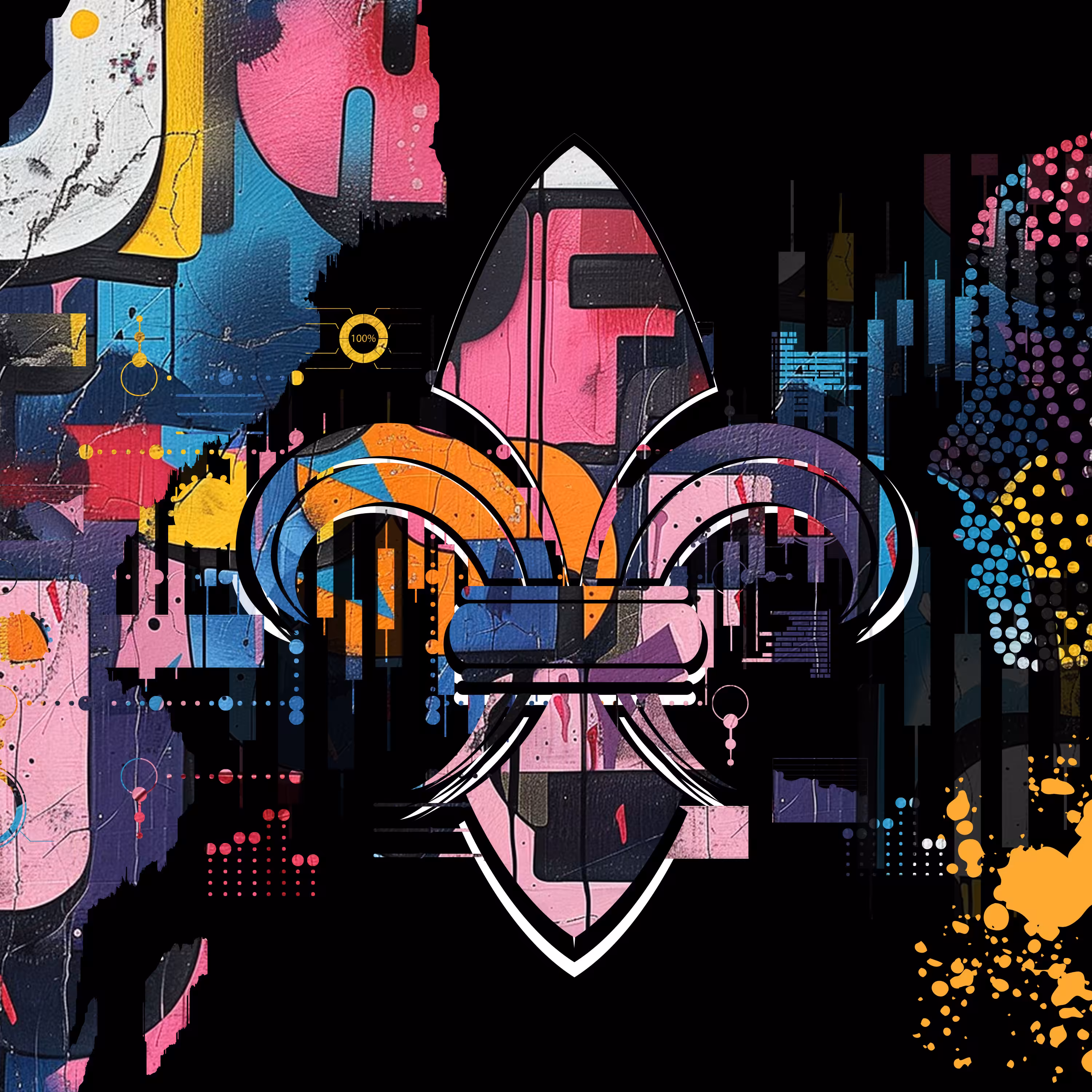 Fluer de Lis Graffiti Bomb
