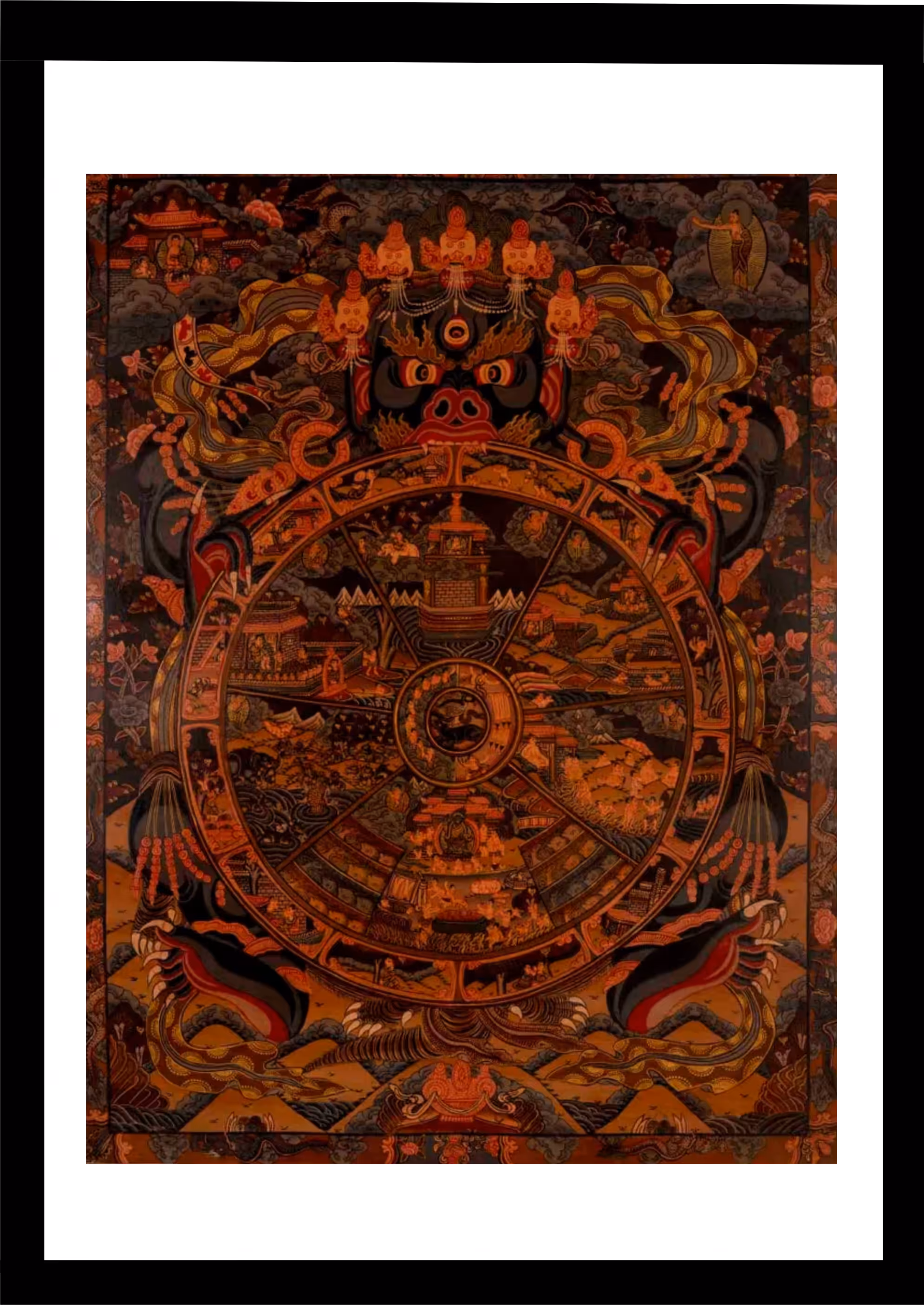 Carta "La Rueda Del Samsara"