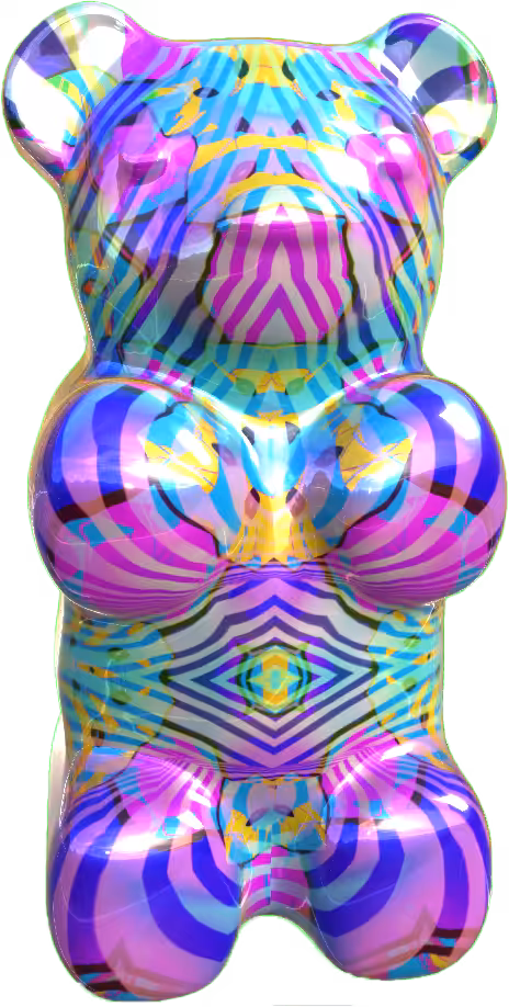 LSD Gummy Bear PFP B-Sides AR Model #25