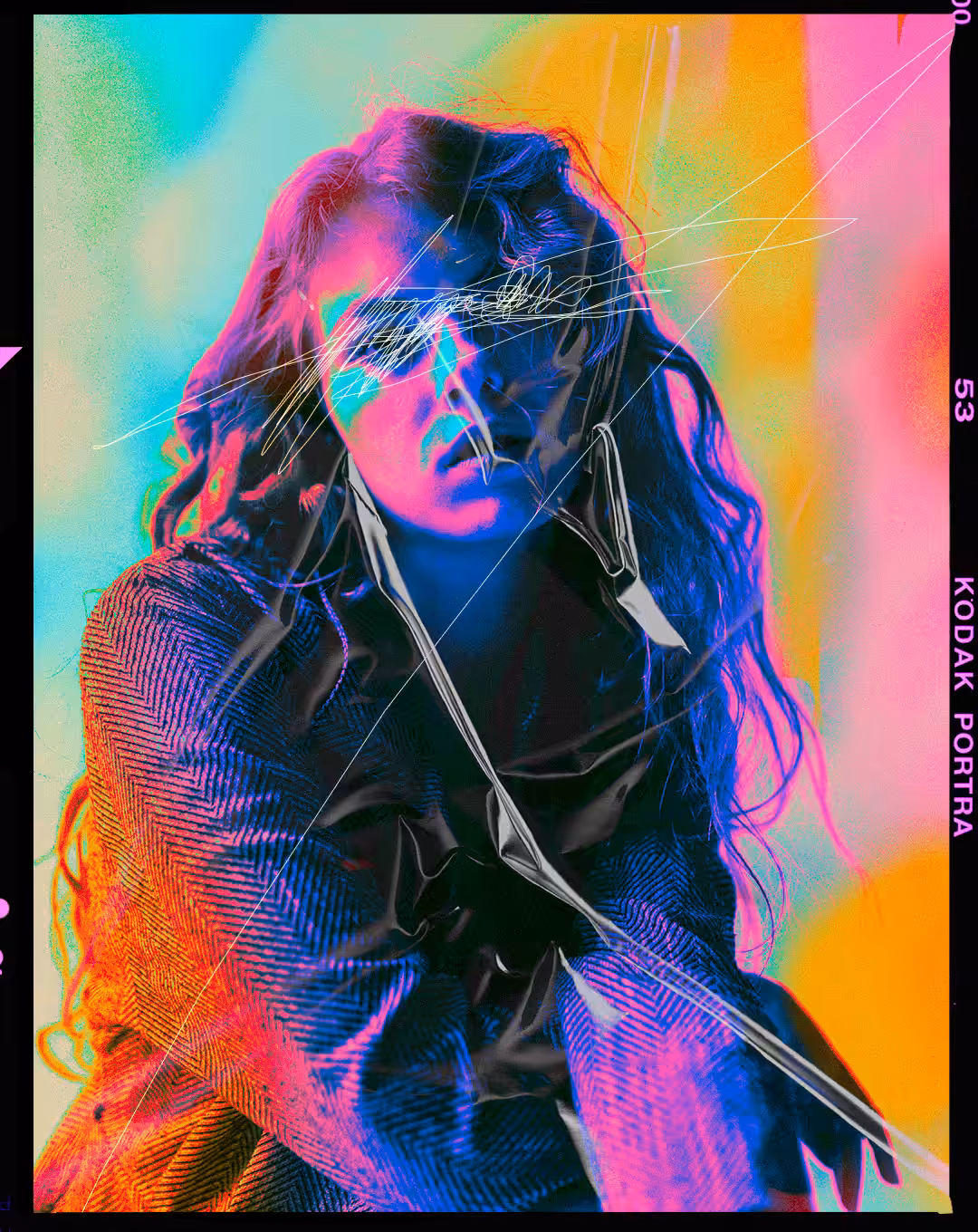 Plastic portrait