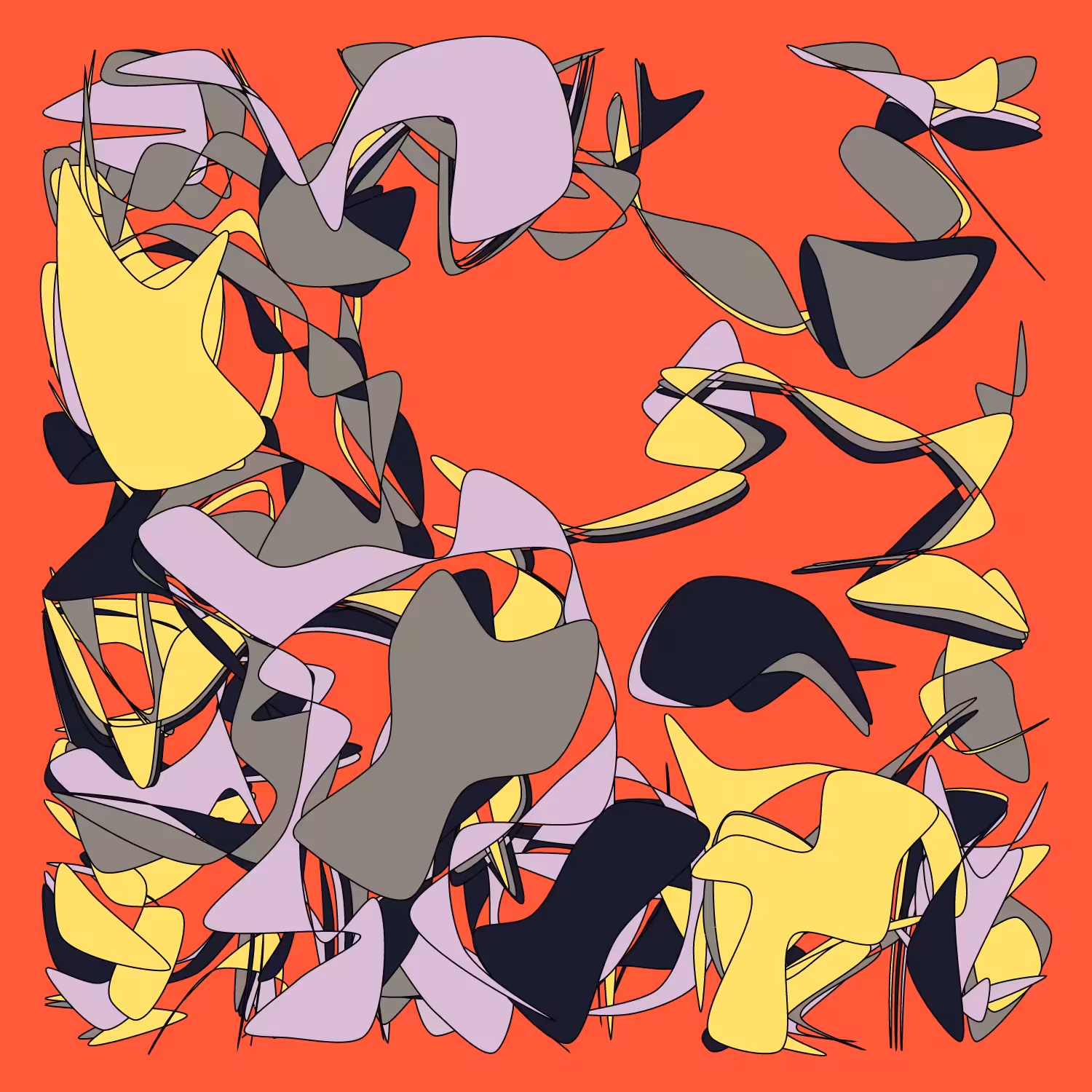 Geometric colorful shapes 2 (Free edition) #71