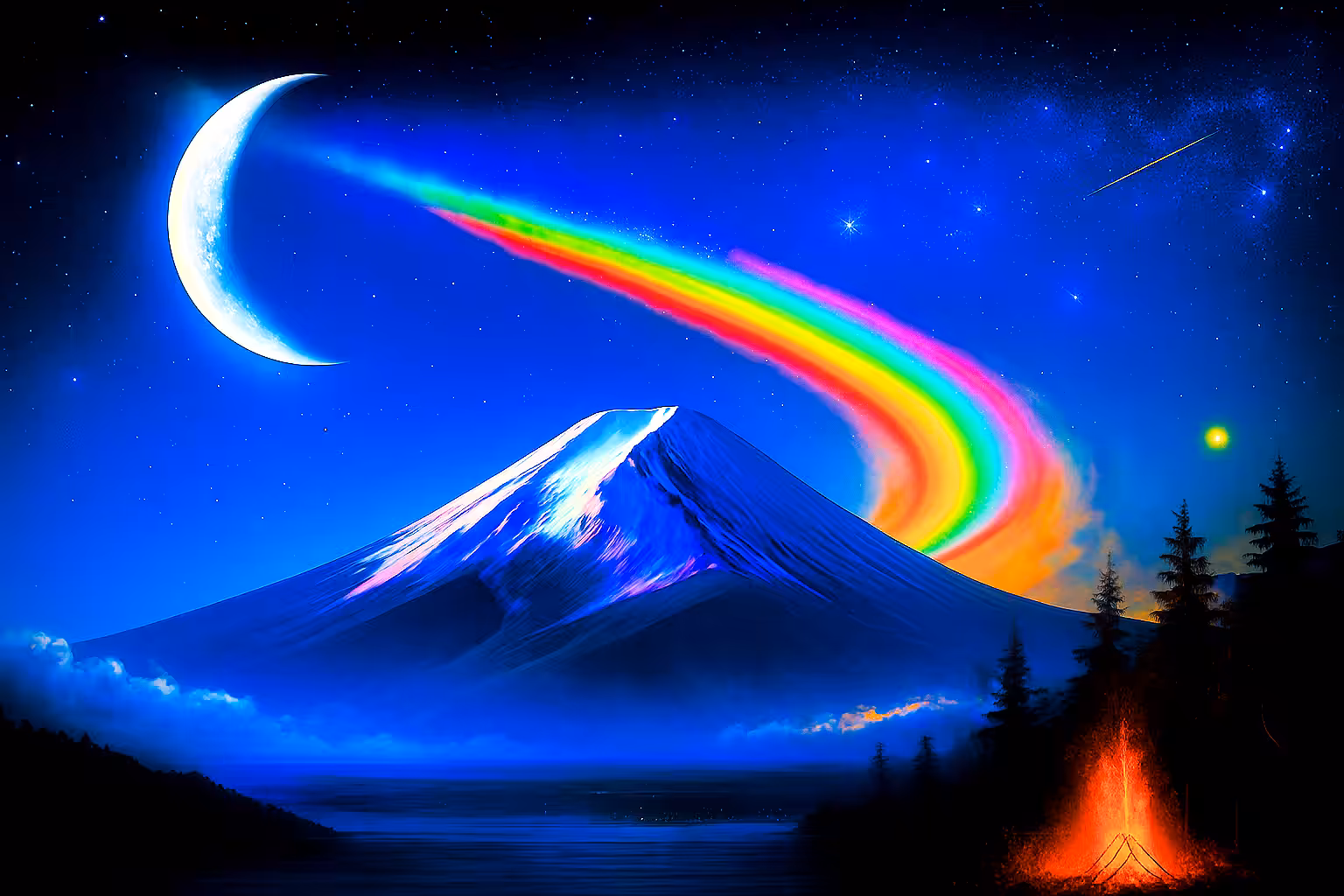 Mount Fuji's Night of Wonders