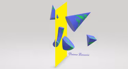 Yellow, green and blue I