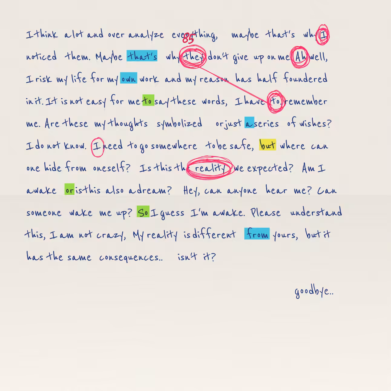 Conspiracy Theory Vol.2: a letter