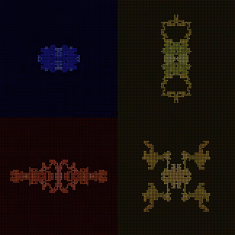Dither Creatures 2x2 #16