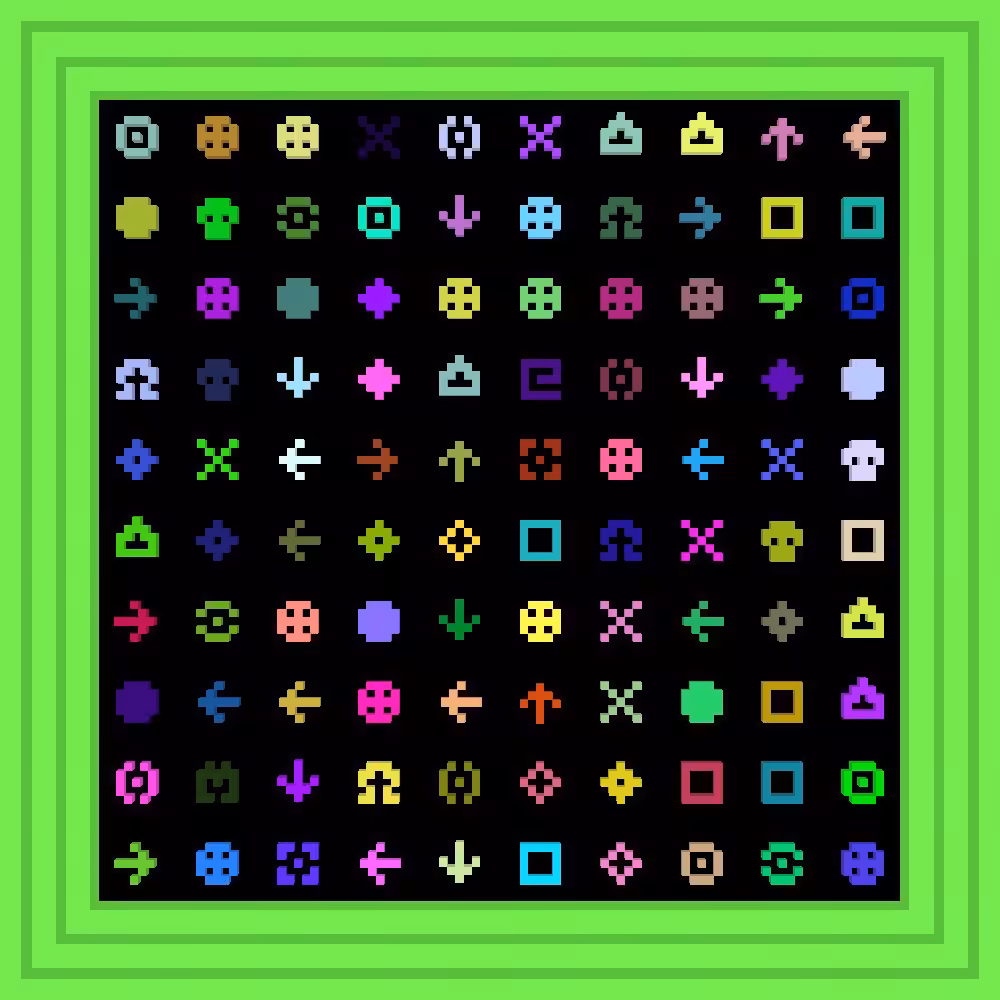 Pineapple :: Procedural Symbols #26/1000