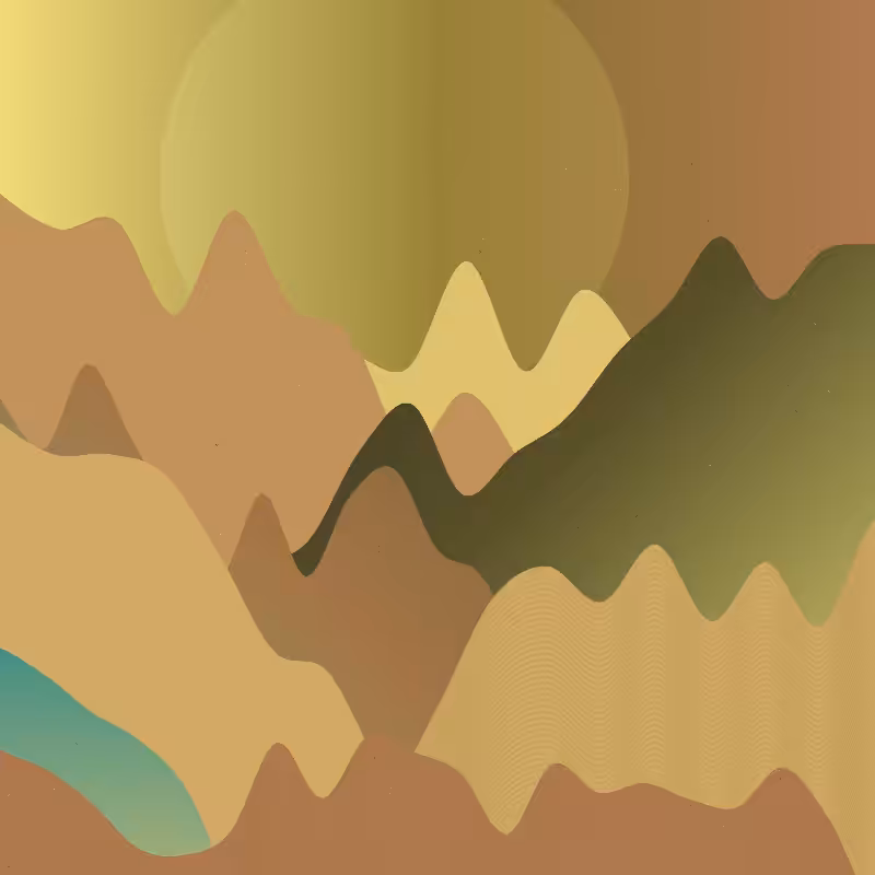 Rolling Hills at Sundown