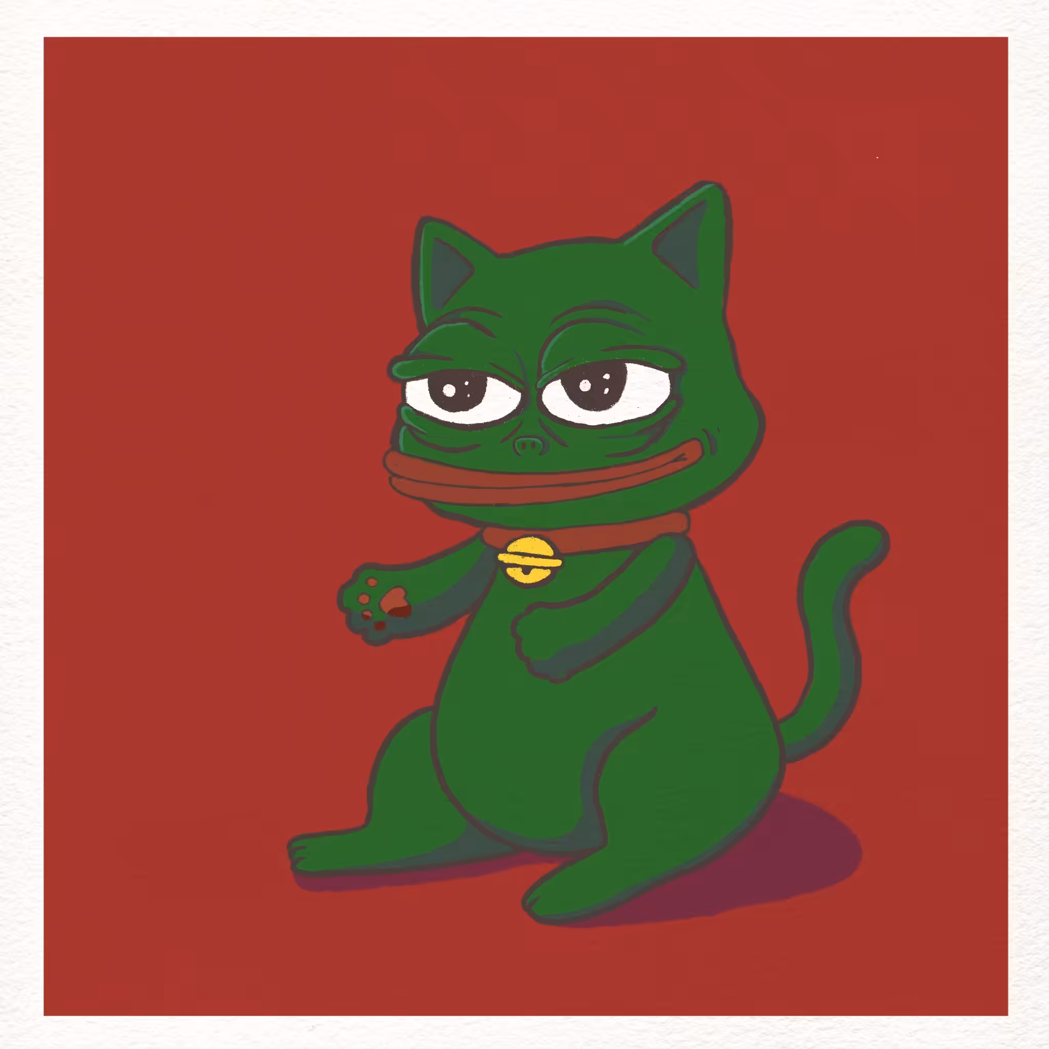 Pepe the Frog x Cat_play#89 (rare)