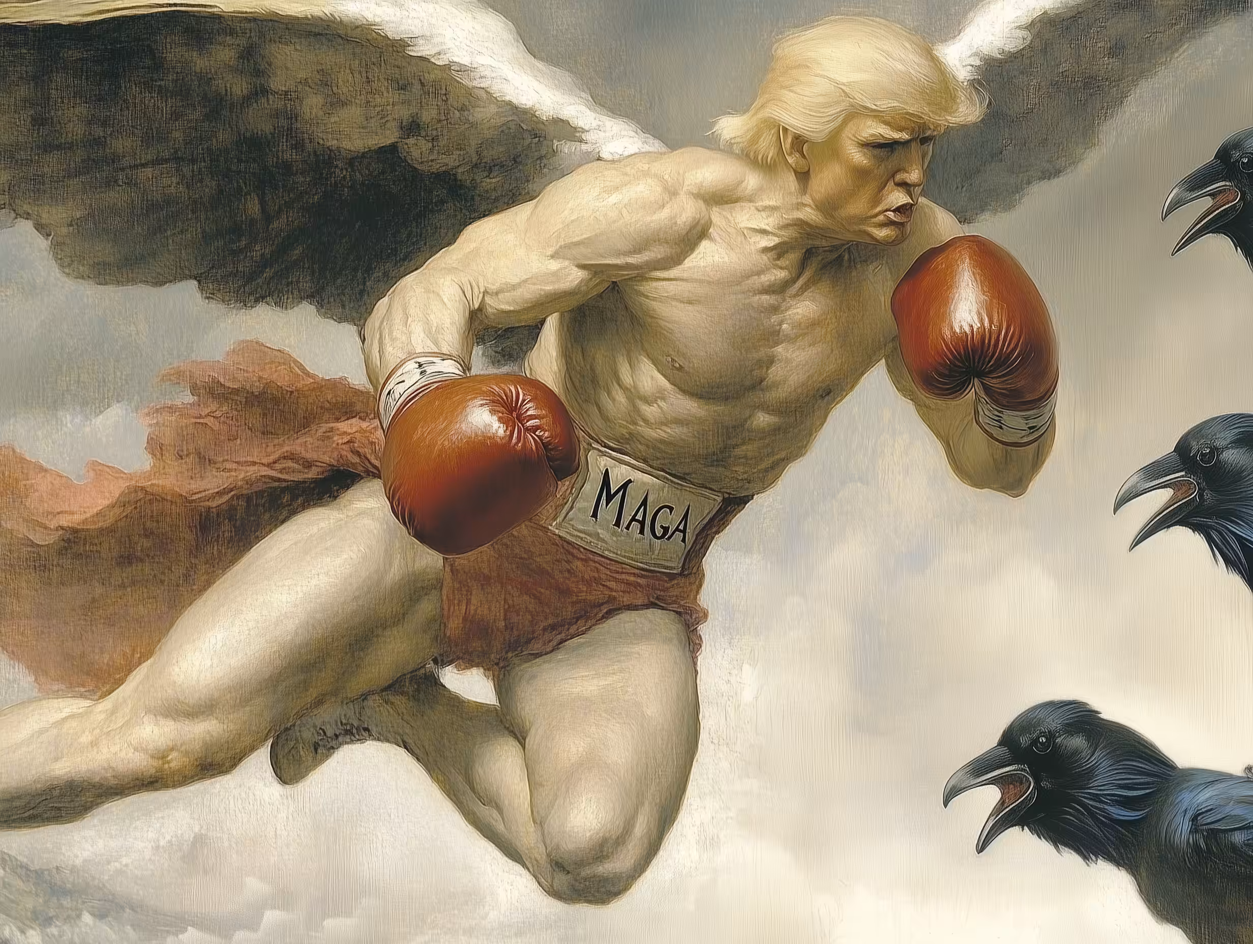 Larger than Squawky Life! 🥊✨🦜🧡
