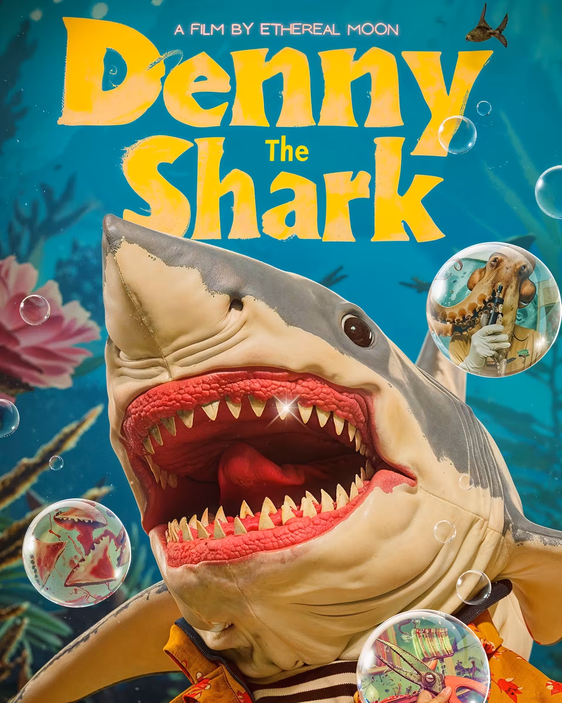 Denny The Shark - Collectible Poster