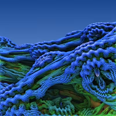 Mandelbulbinho blue