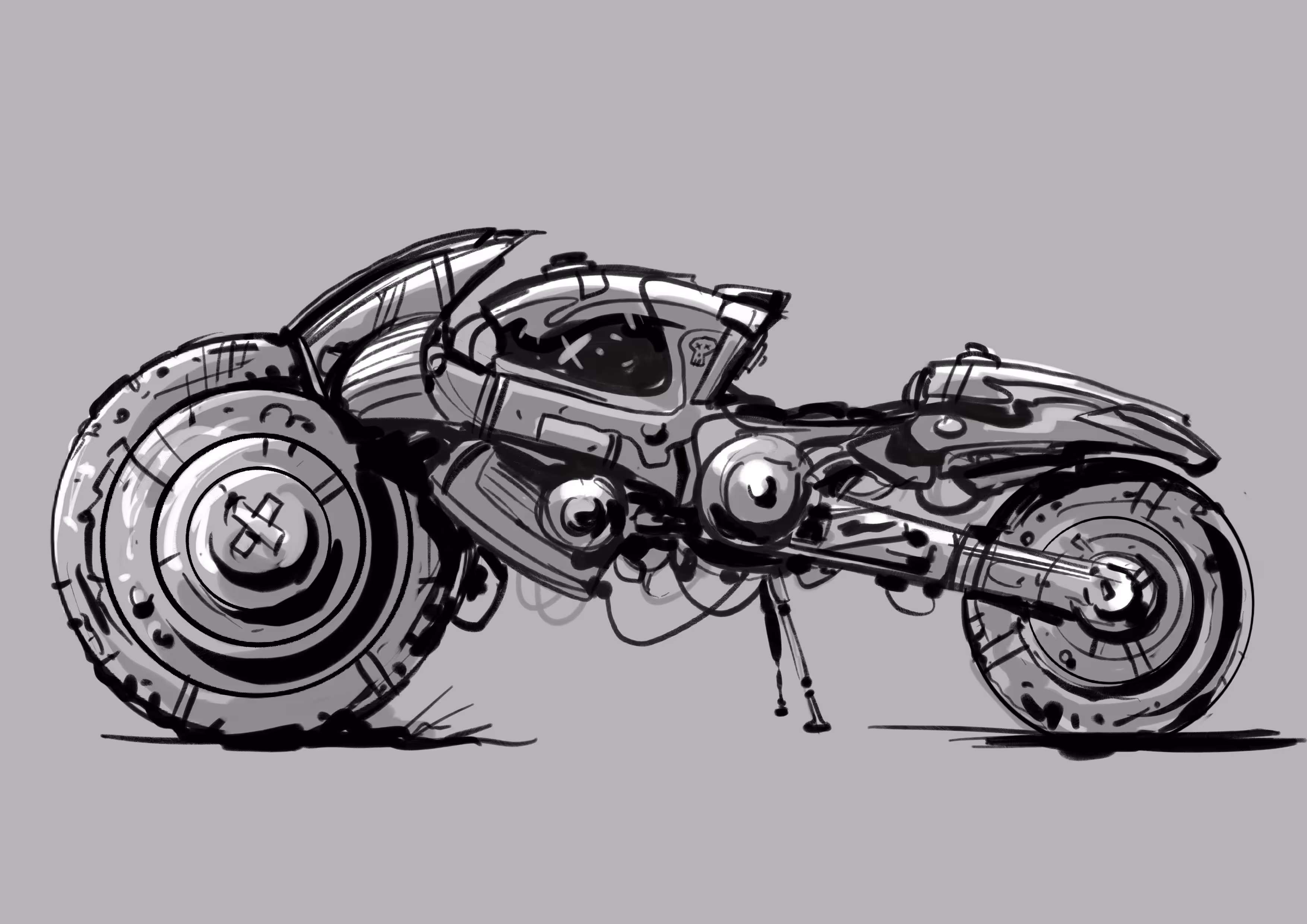 Fore! : Rest Stop // Bike Sketch