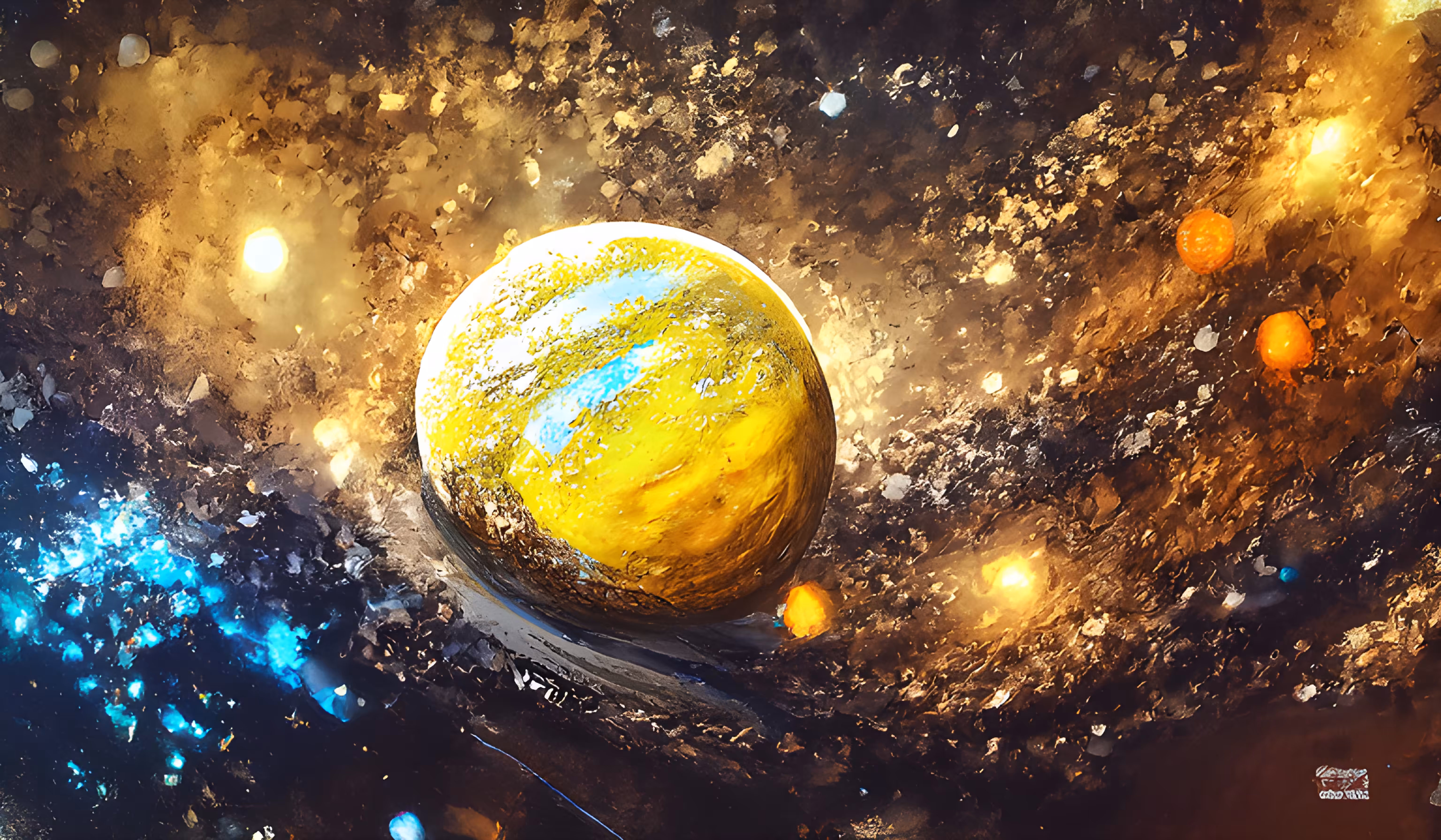 Galaxy And Nebula