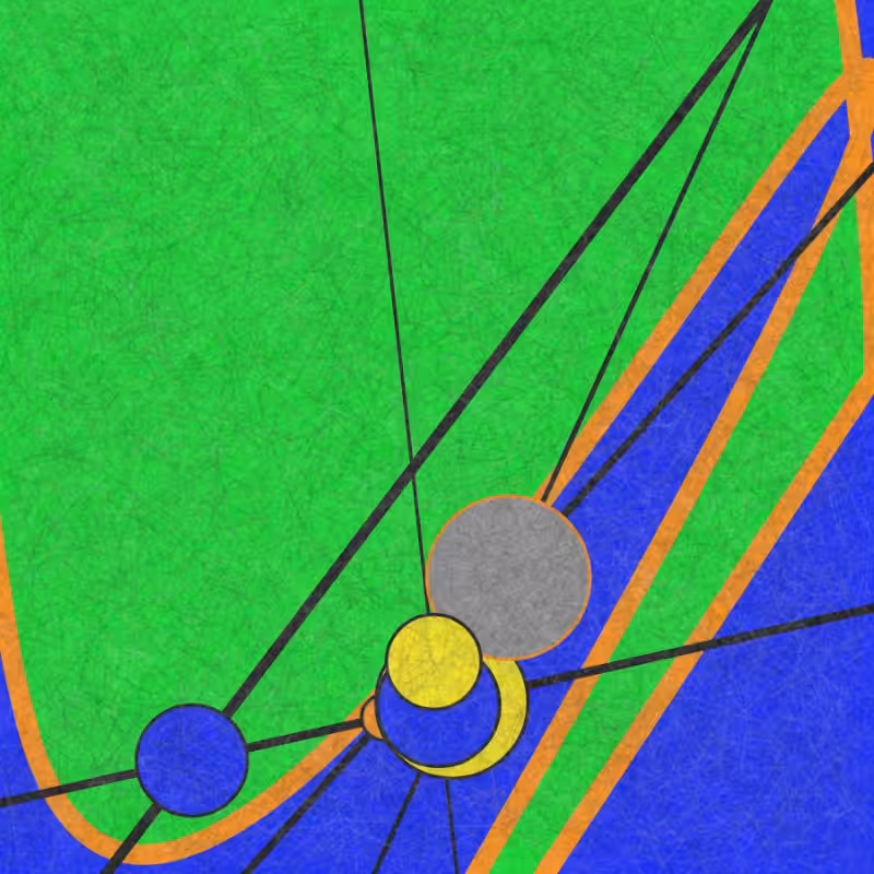 Midcentury Modern Martian Clock #5