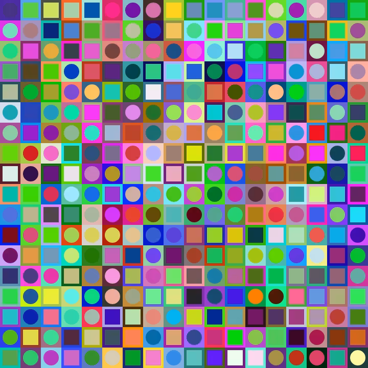 Square Dot Composition #164