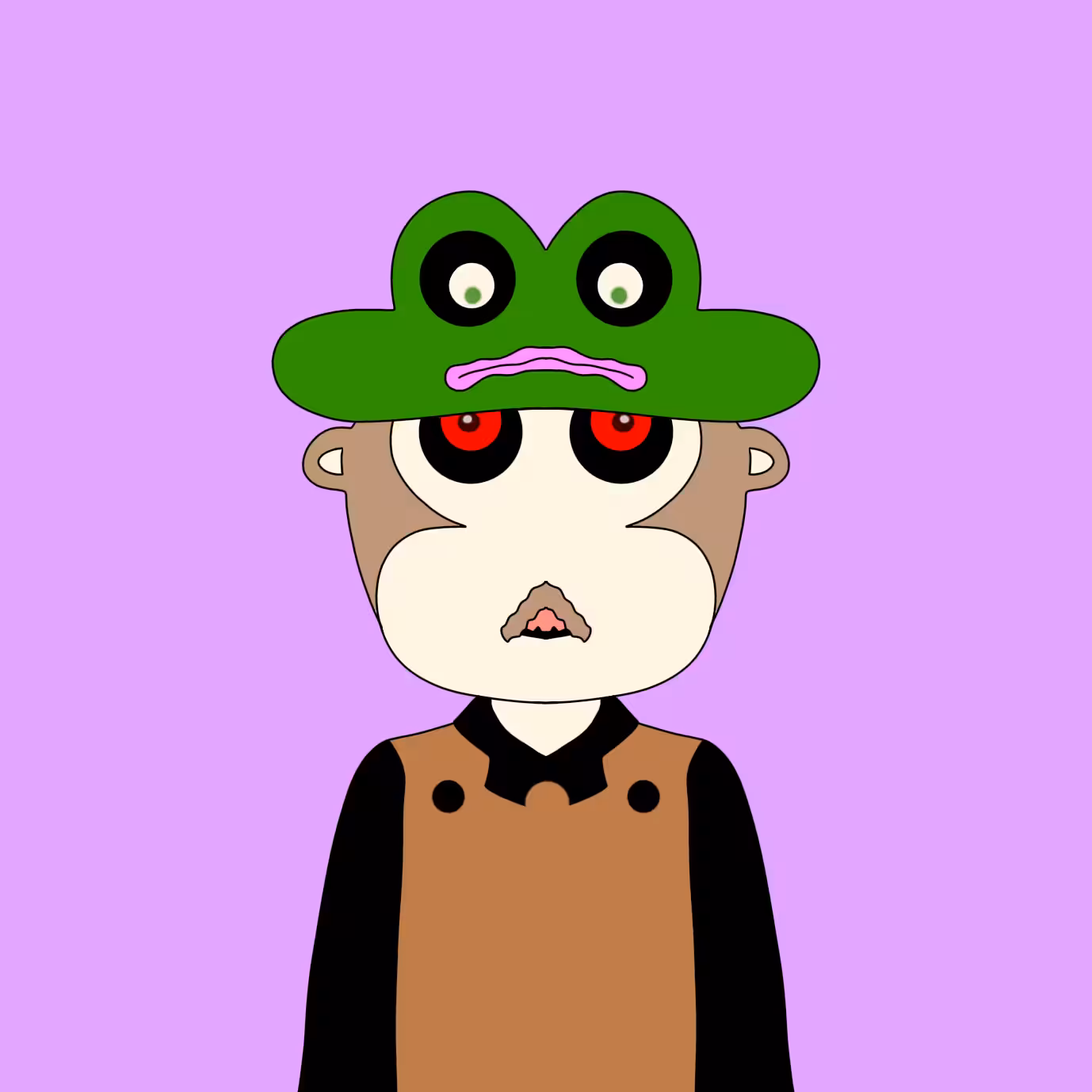 human monkey: monkey #17