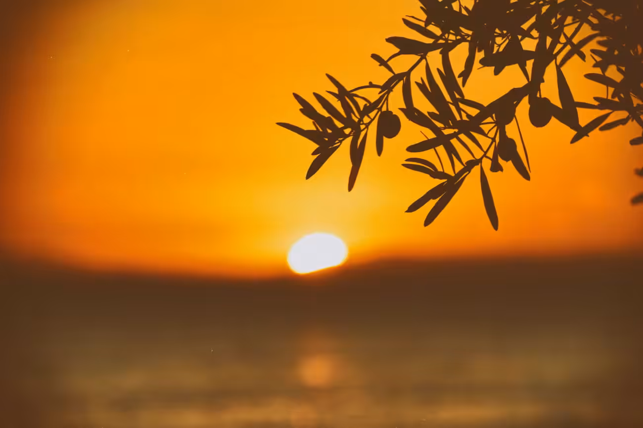 Sunset ver Halkidiki Peninsula