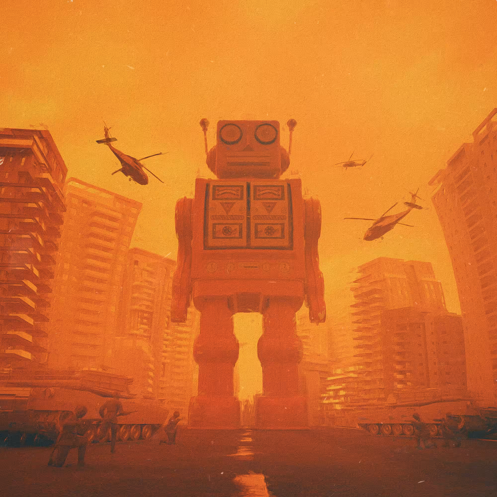 invasion of the giant killer robots from mars