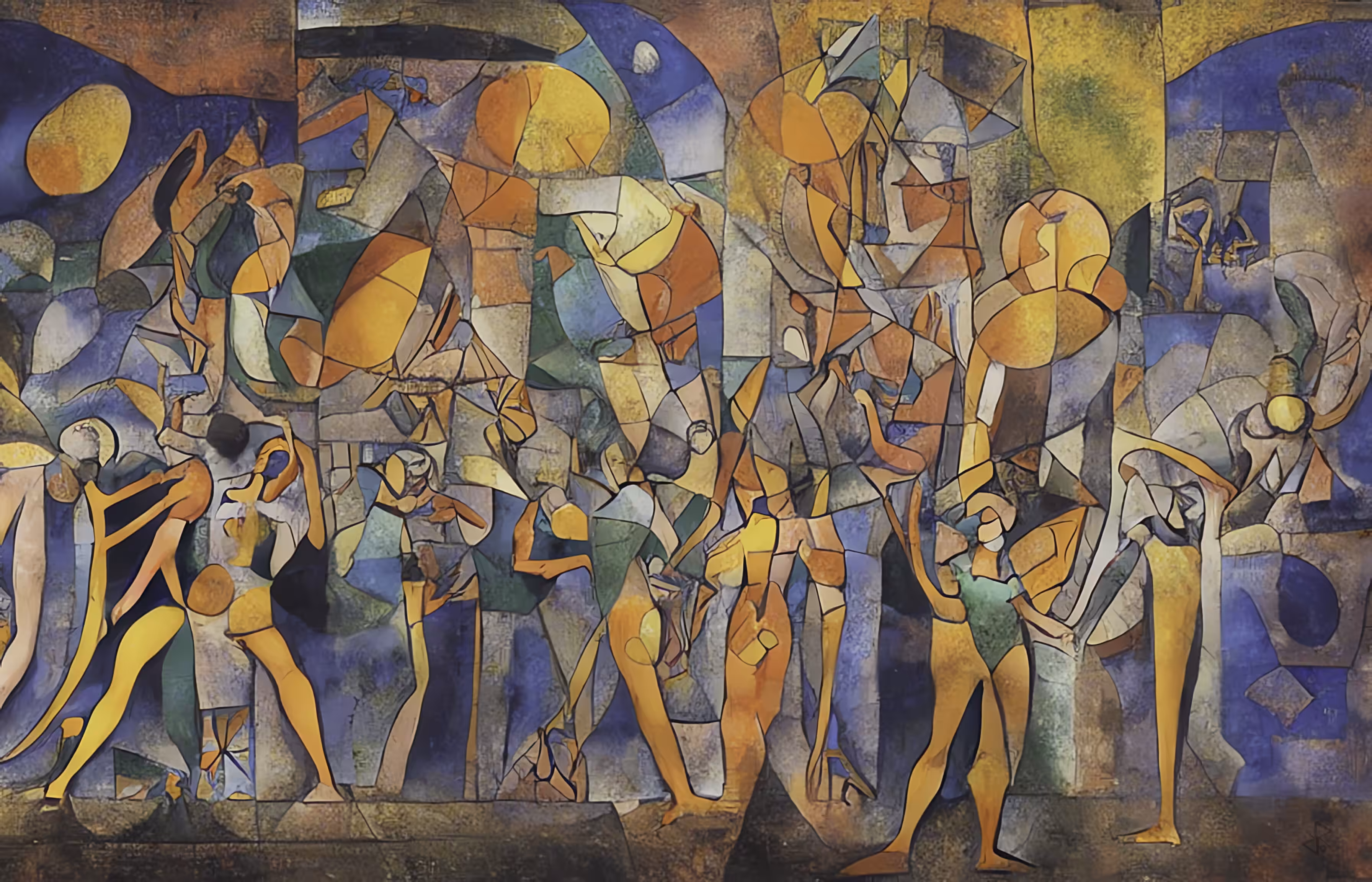 Street Scene (Abstractions II)