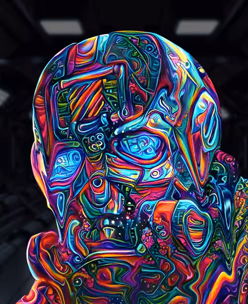 The trippy head #23