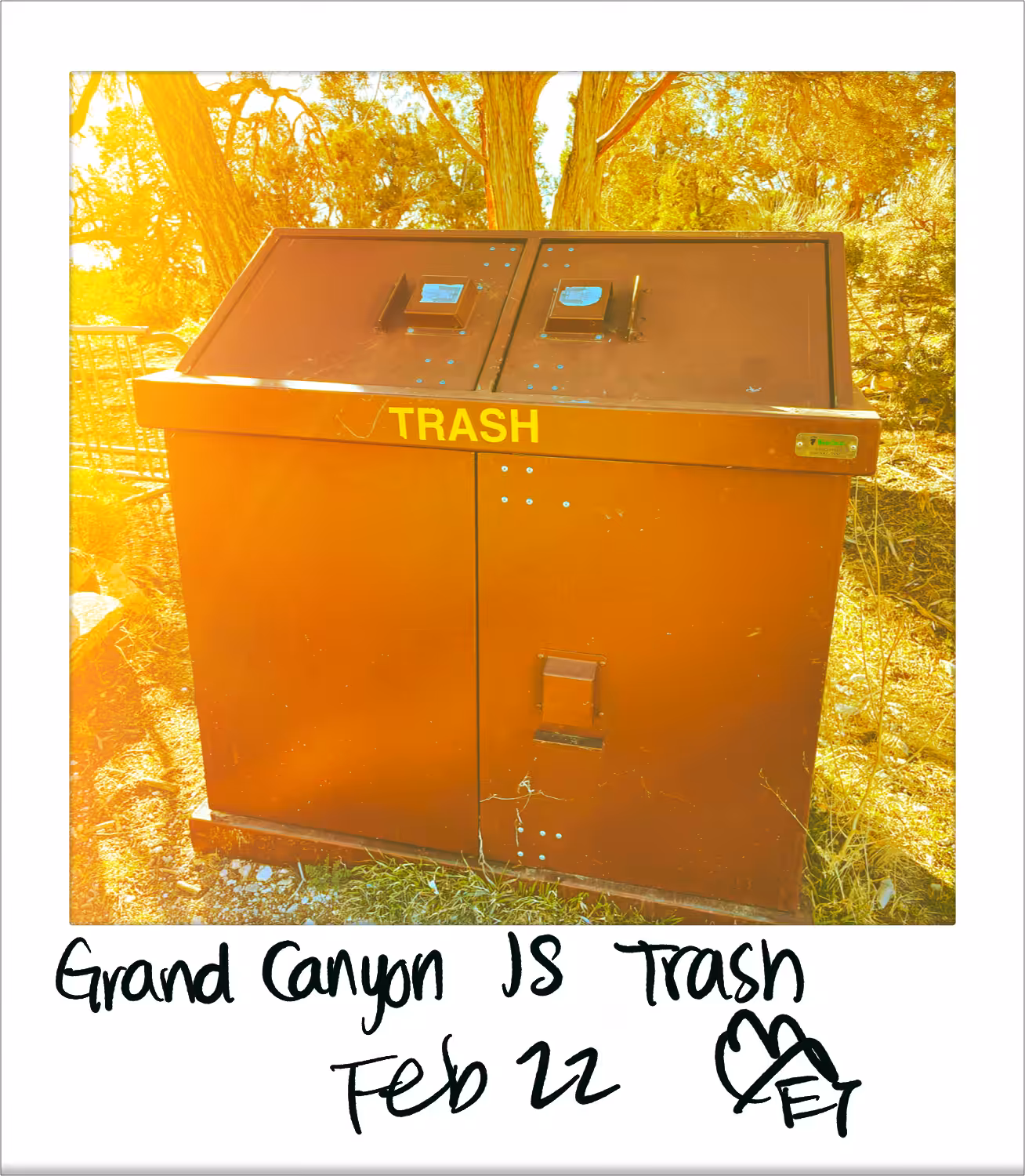 grand canyon is trash