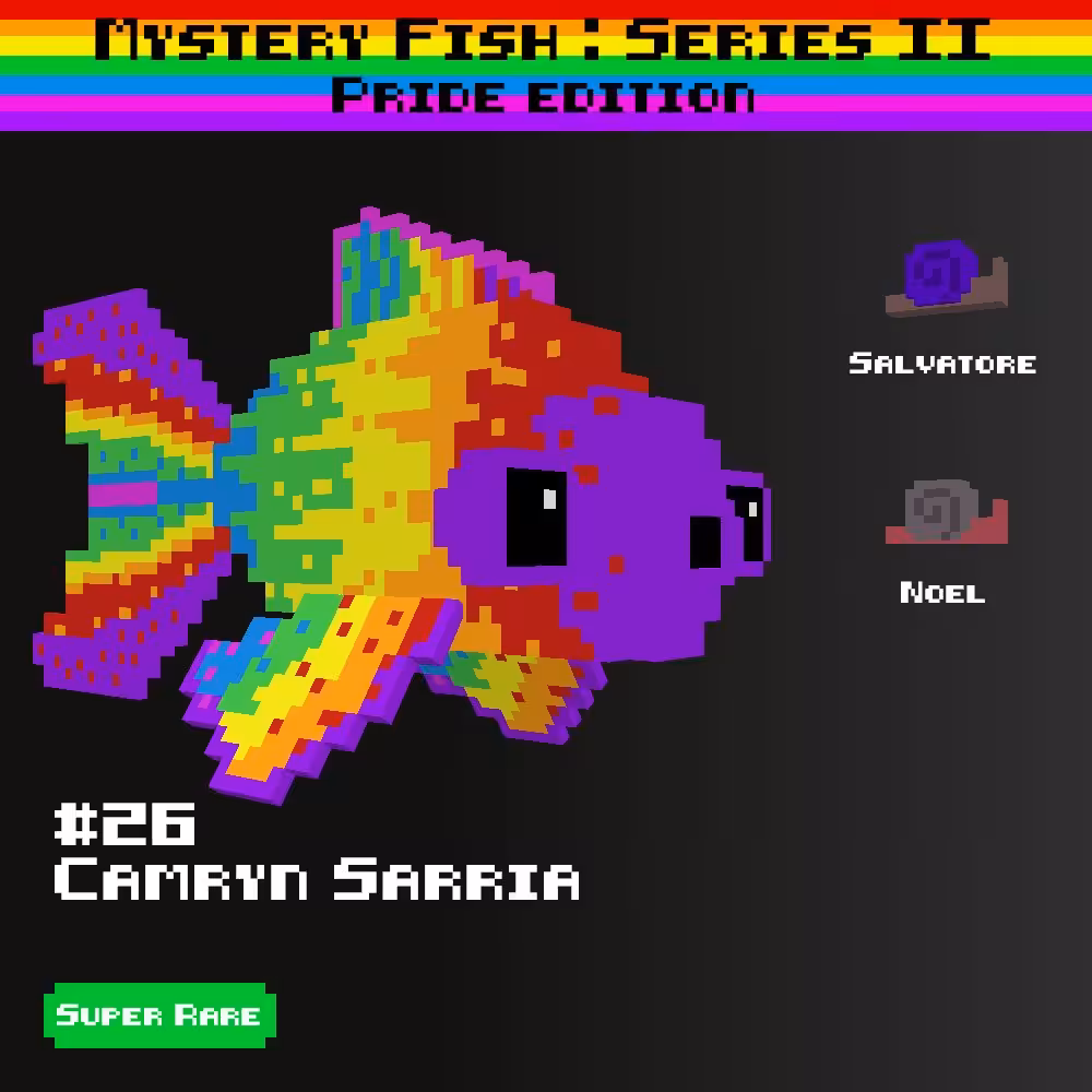 Camryn Sarria :: Mystery Fish : Pride Edition #26 