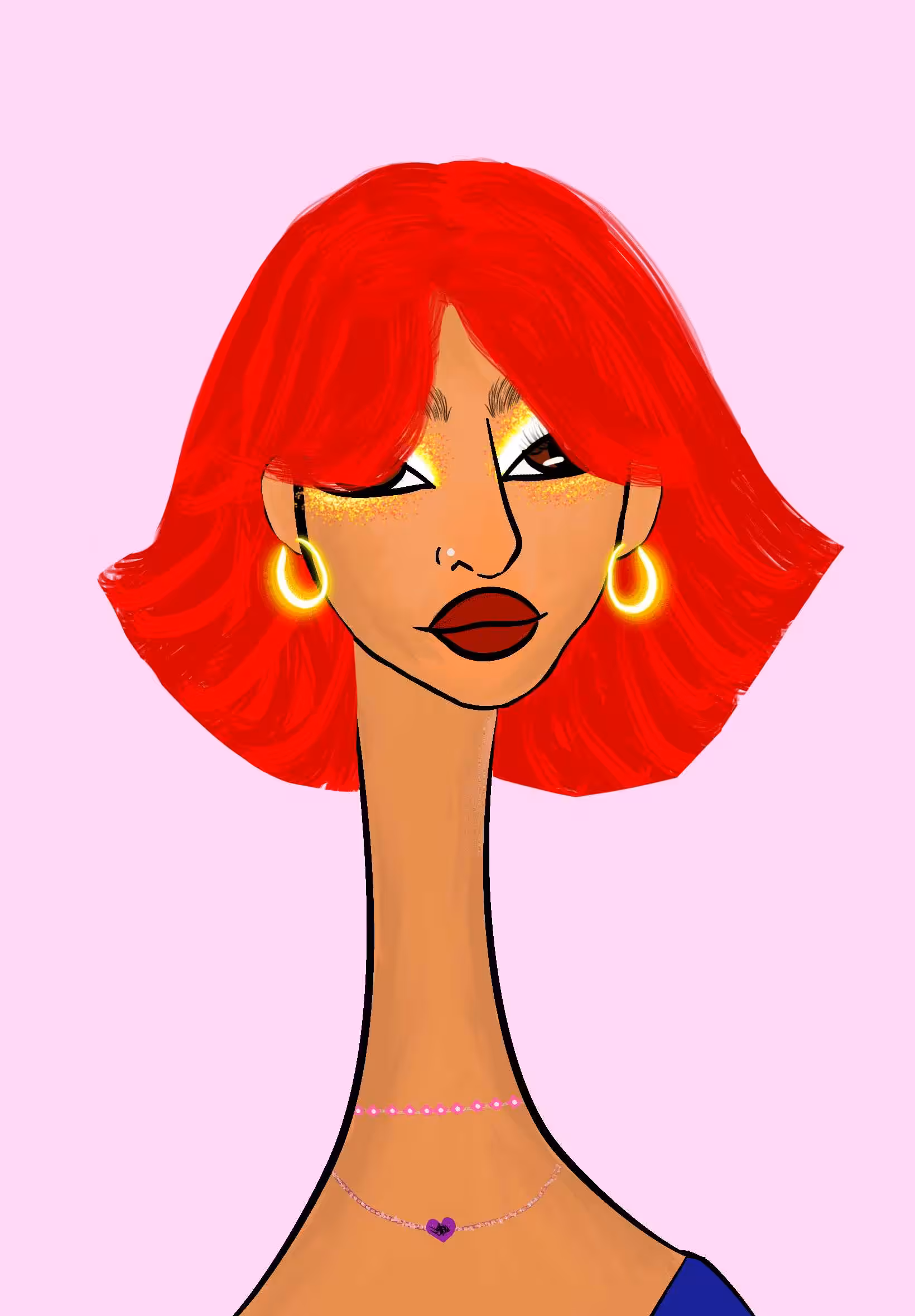 Long Neckie Ladies: Long Neckie Lady #2202
