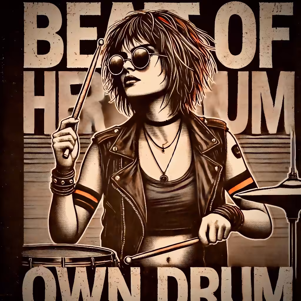 Beat Of Her Own Drum: Graphic