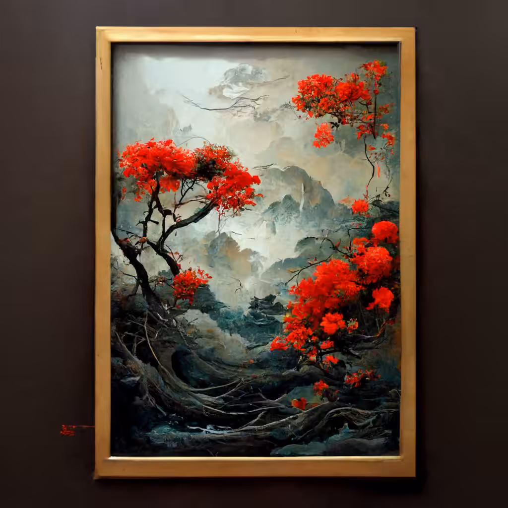 Mountains and trees #4
