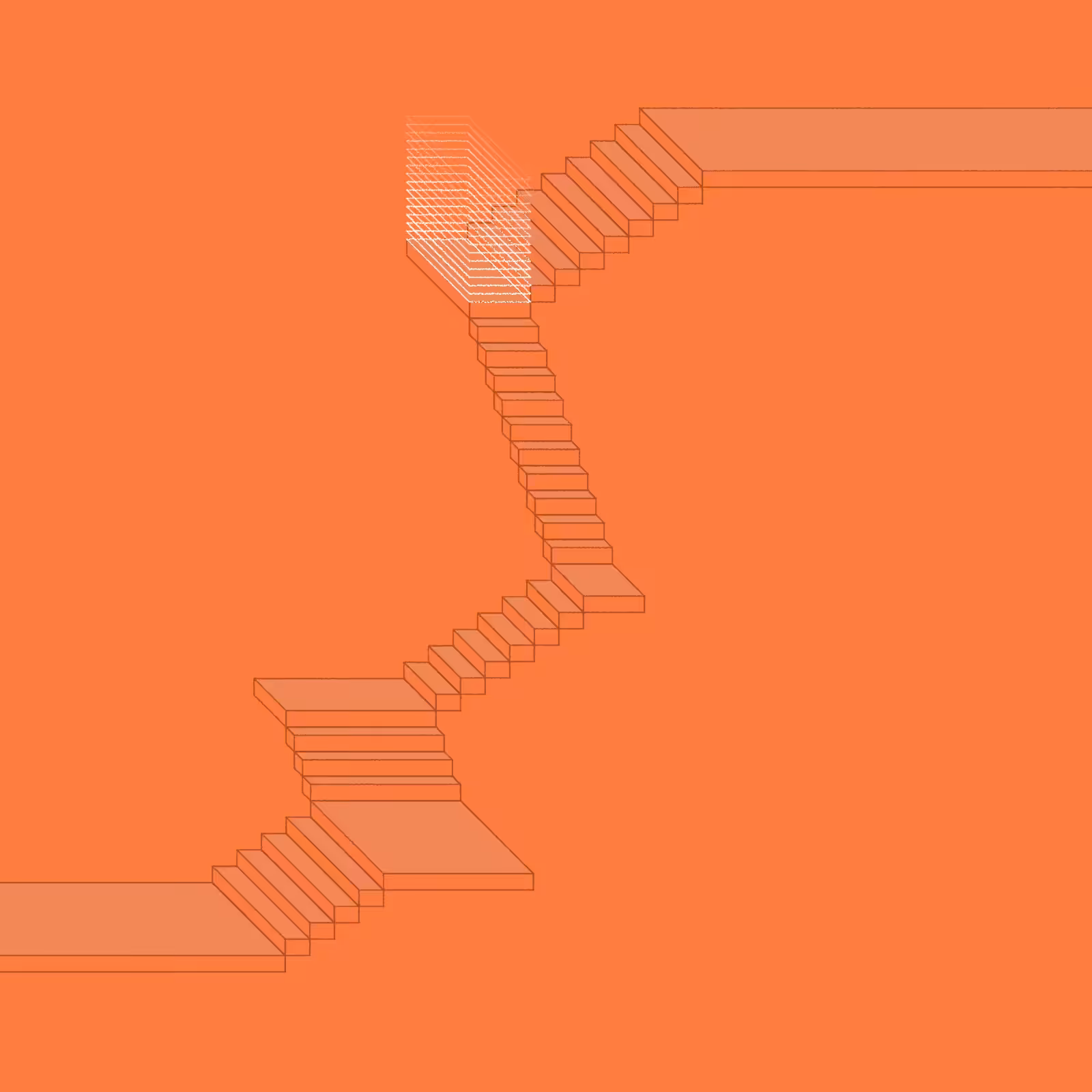 Stairs in a room #98