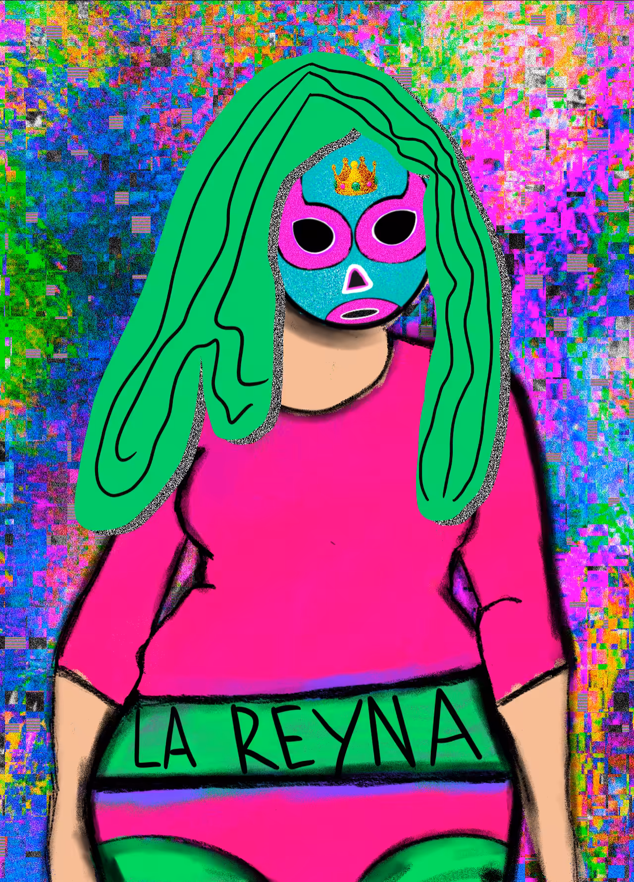 NFT luchadora #87