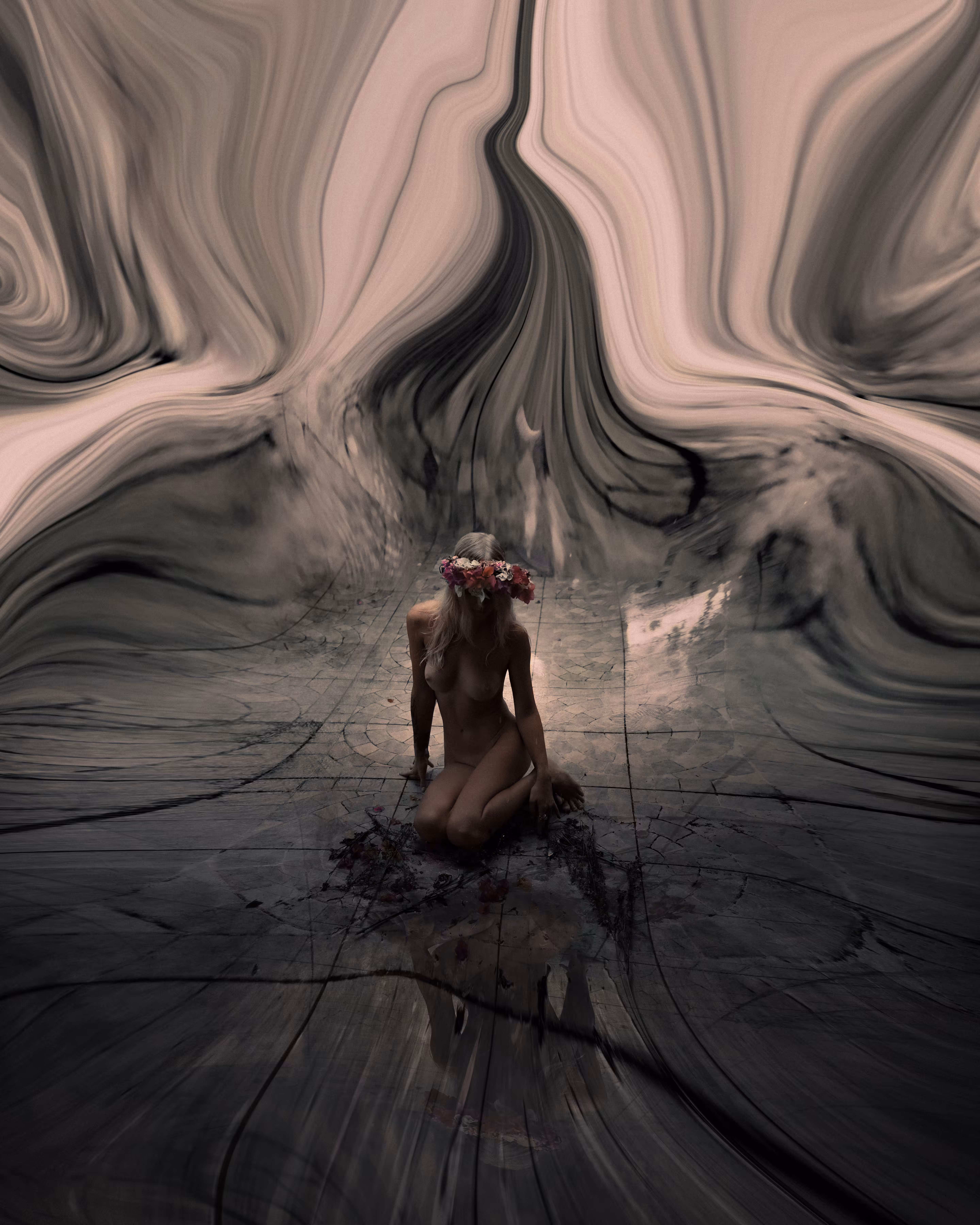 Tears paint my reflection