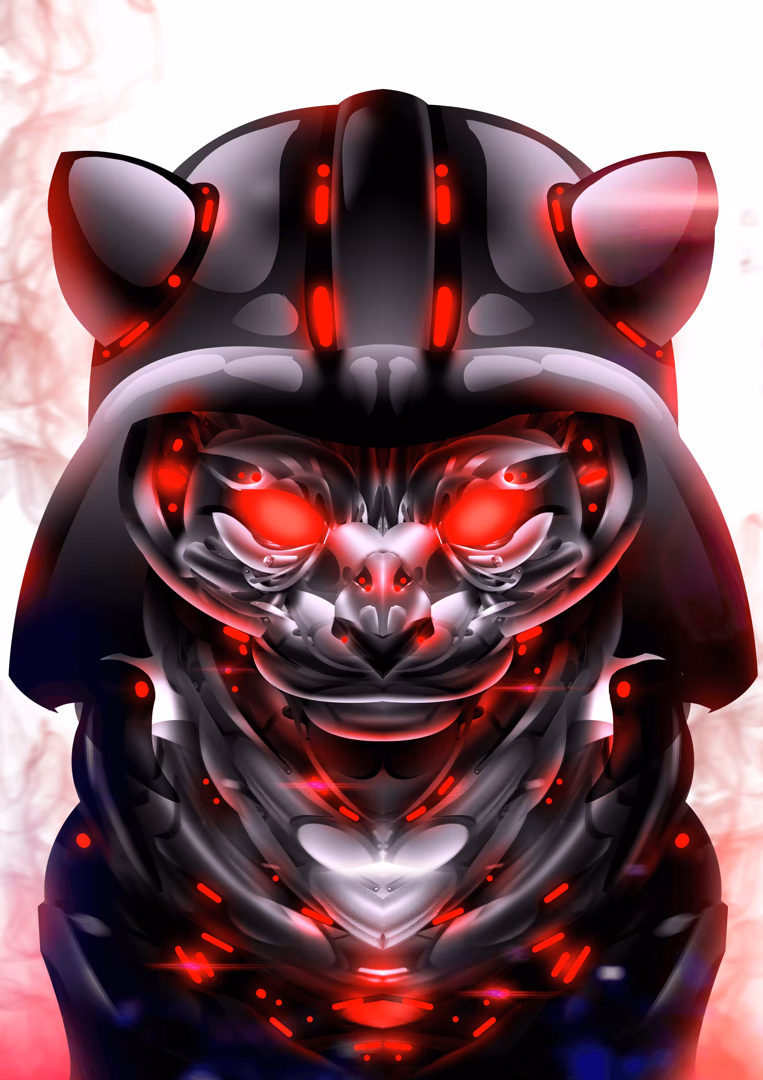 Animales cyborg: CYBORG DARK CAT #040