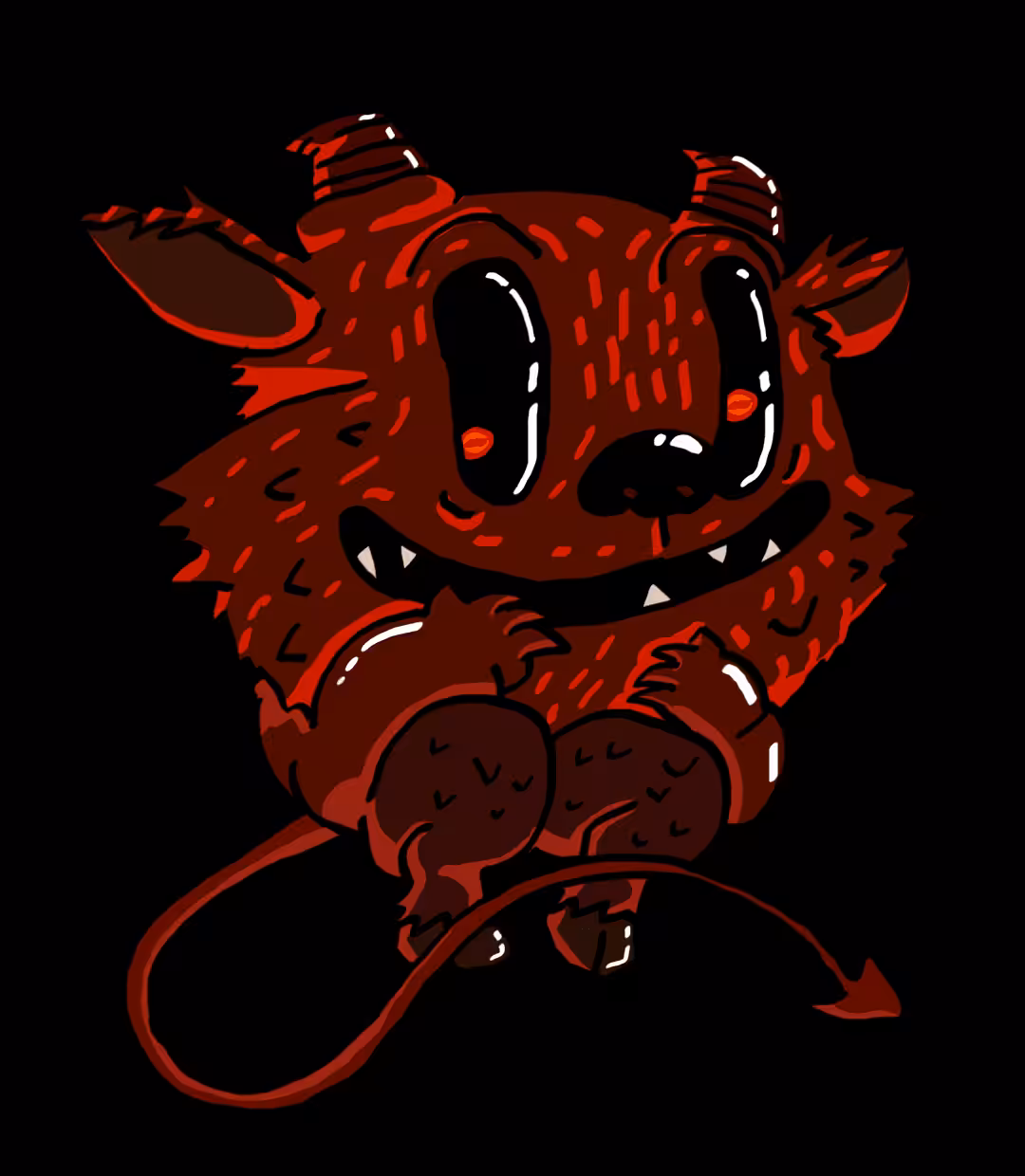 BABYSATAN #1 Dark red 