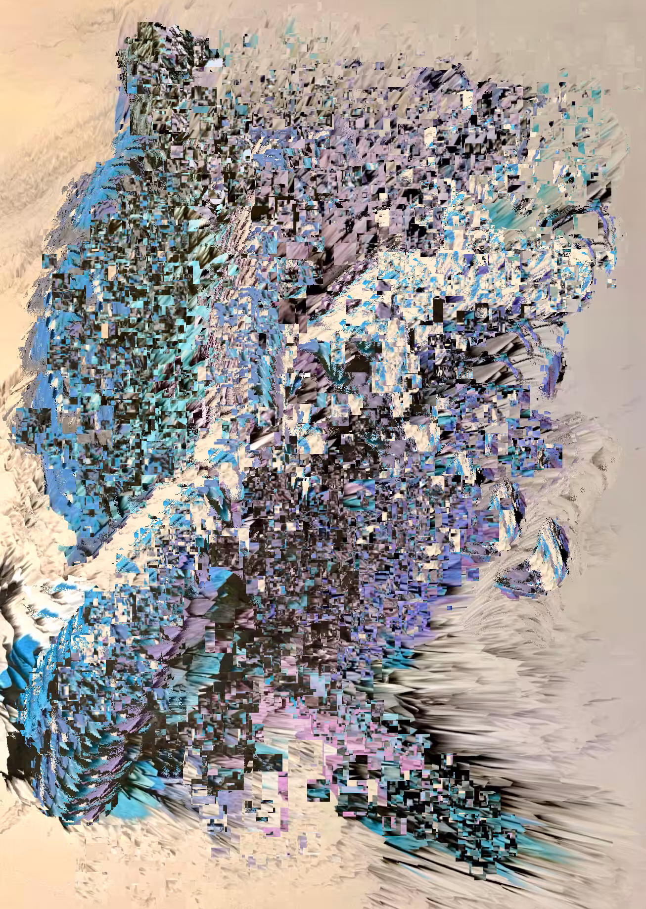 when the cooler colors leak out of my brain through my eyeballs on a warm summer day