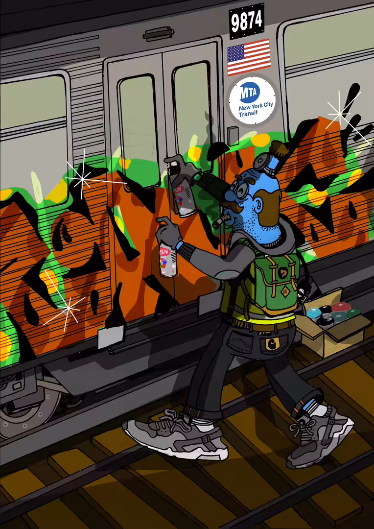Bombing the Underground #02 // NYC Subway