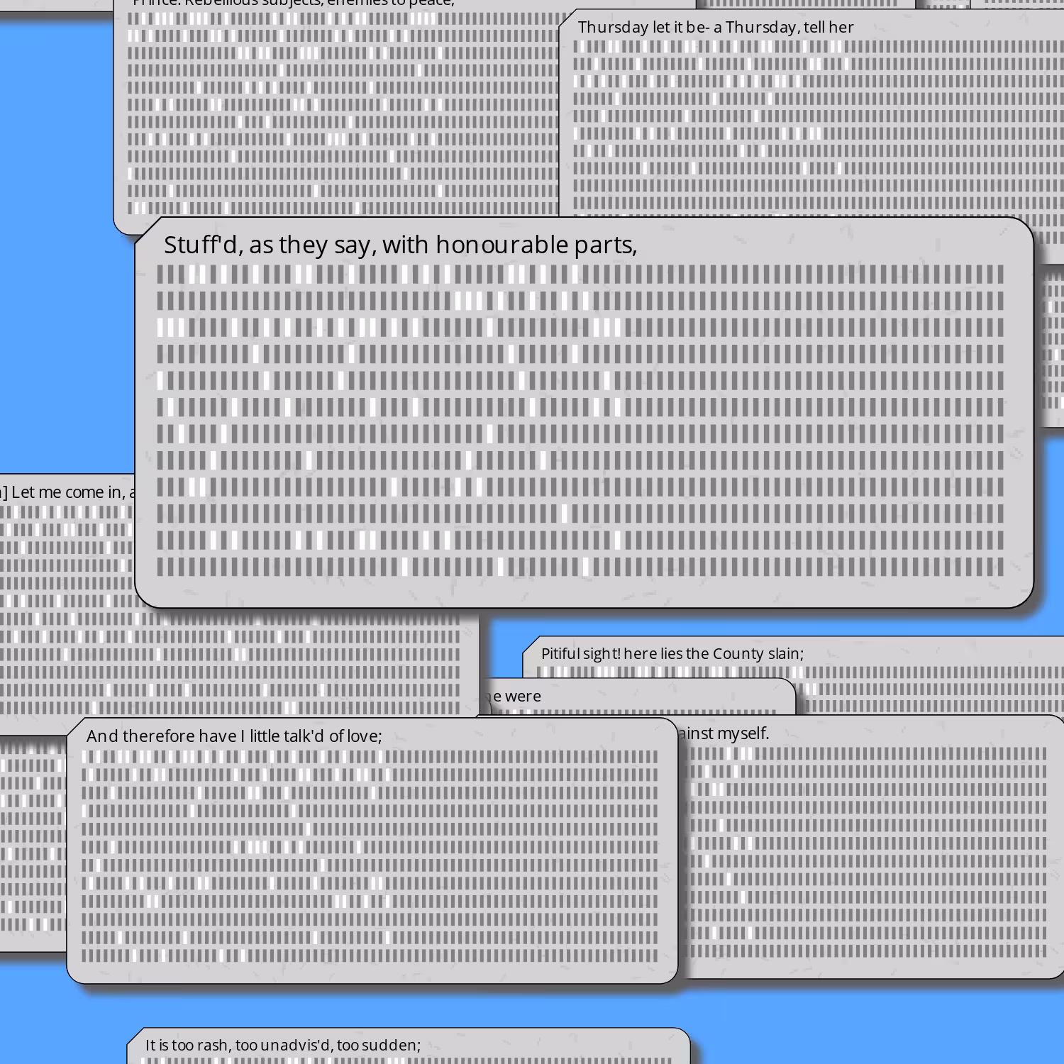 Romeo and Juliet on Punched Cards (Free) #82