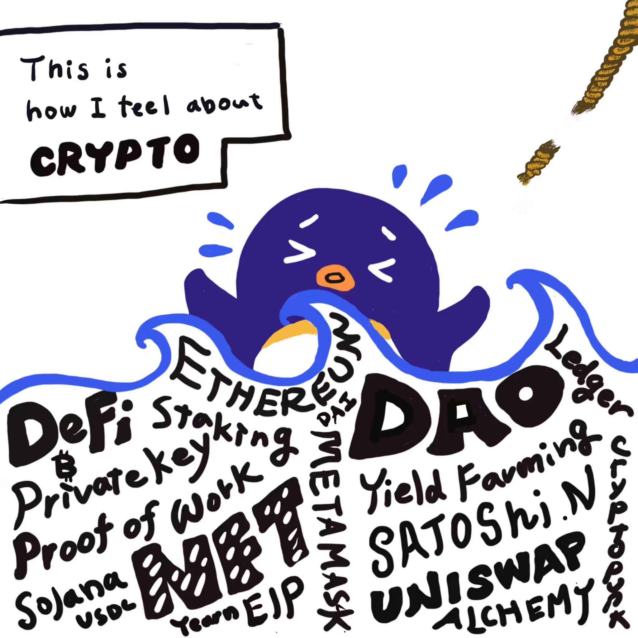 Drowning in crypto