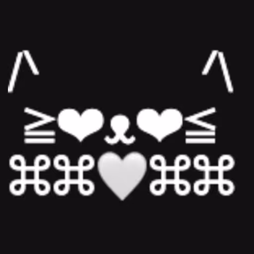 /ᐠ   　　 ᐟ\ 
 ≧❤︎ᴥ❤︎≦...
