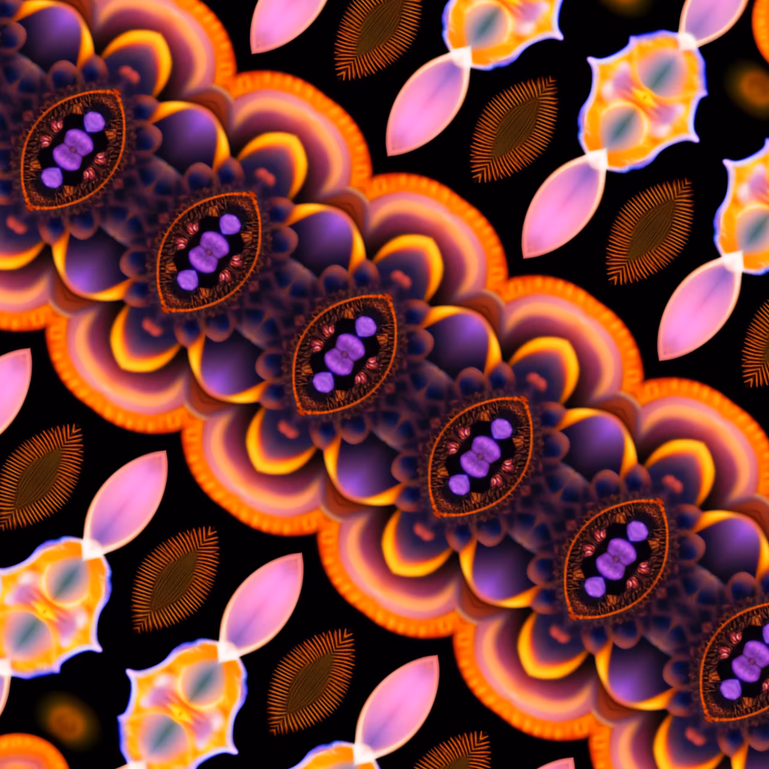 Matrix Flowers #4