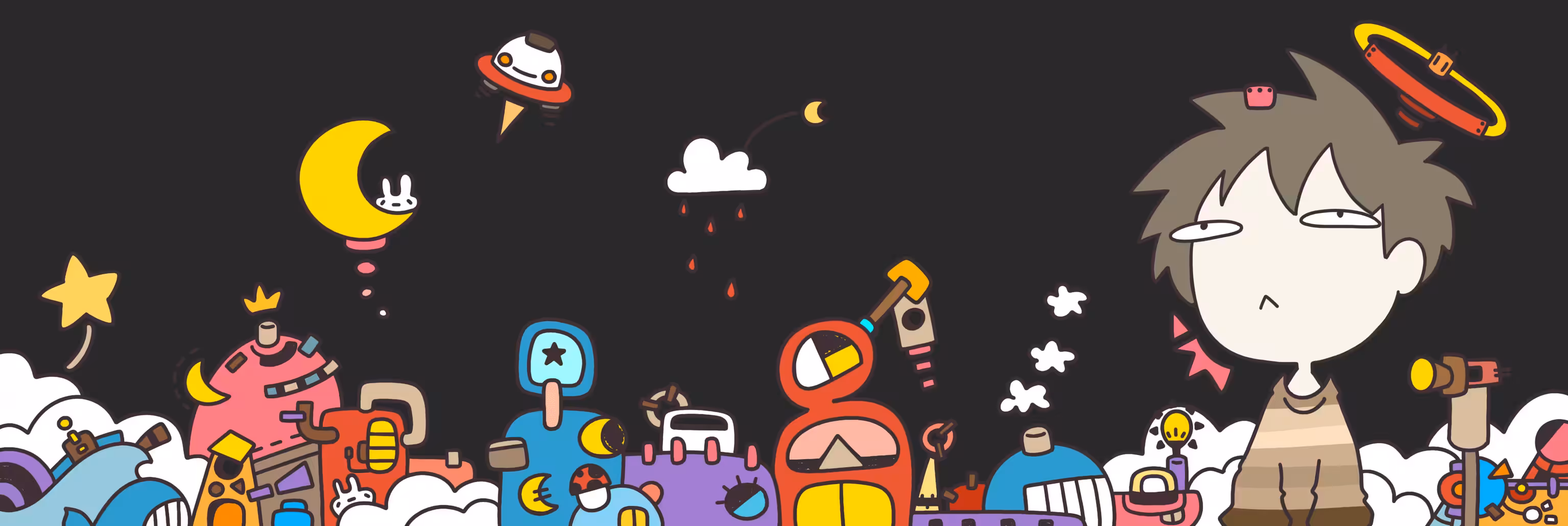 Bored Boy :: The boring doodle town