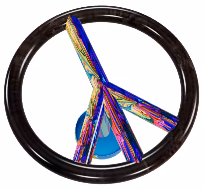 3D pinwheel #64 Peace