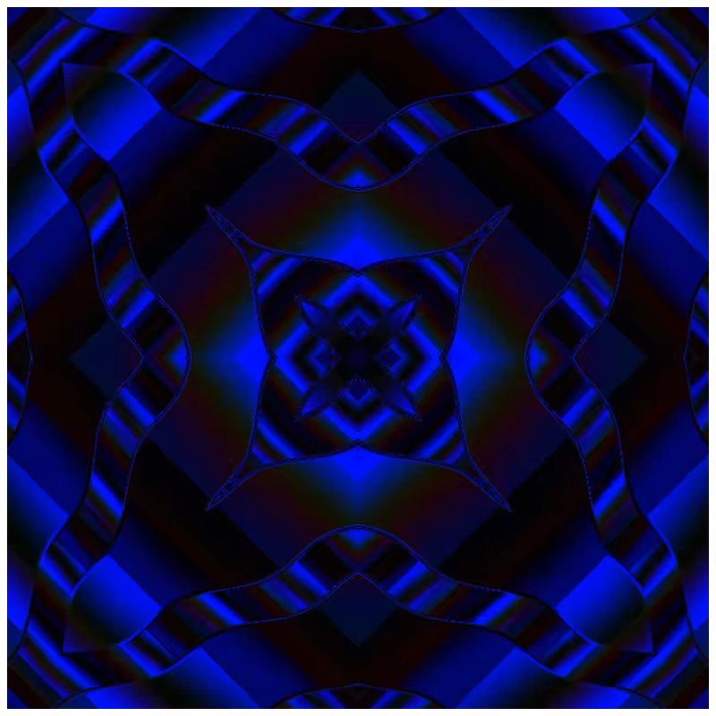 Deep Blue Kaleidoscope  #1
