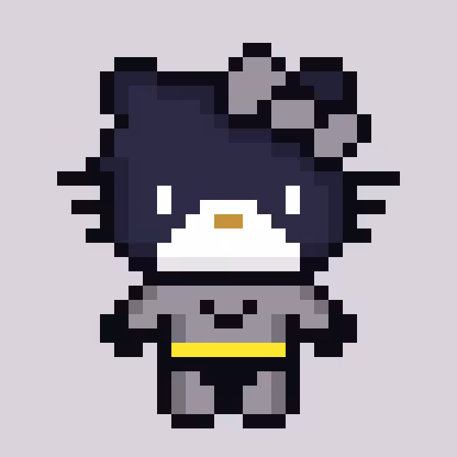 Henllo Kitty Batgirl #003