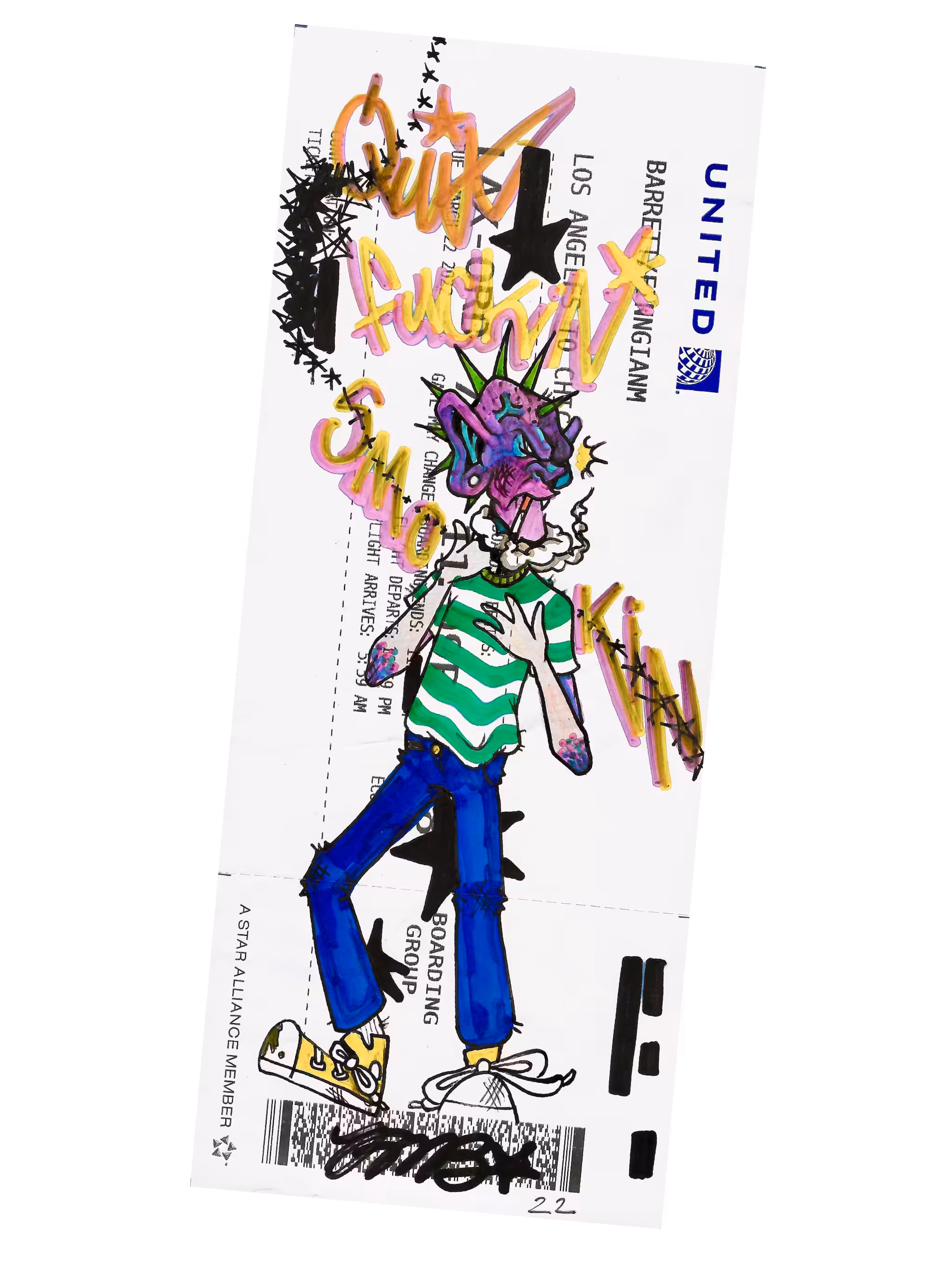 Ticket No. 5 "SUBTLE REMINDER"