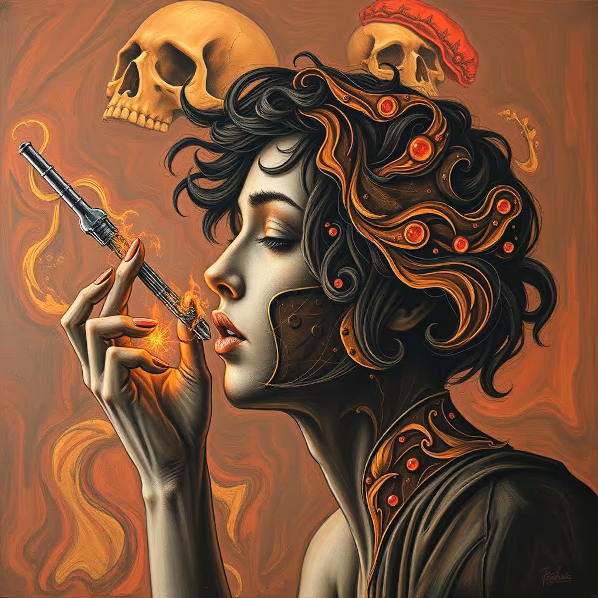 Crutnix Imagination : Smoking is Injurious 